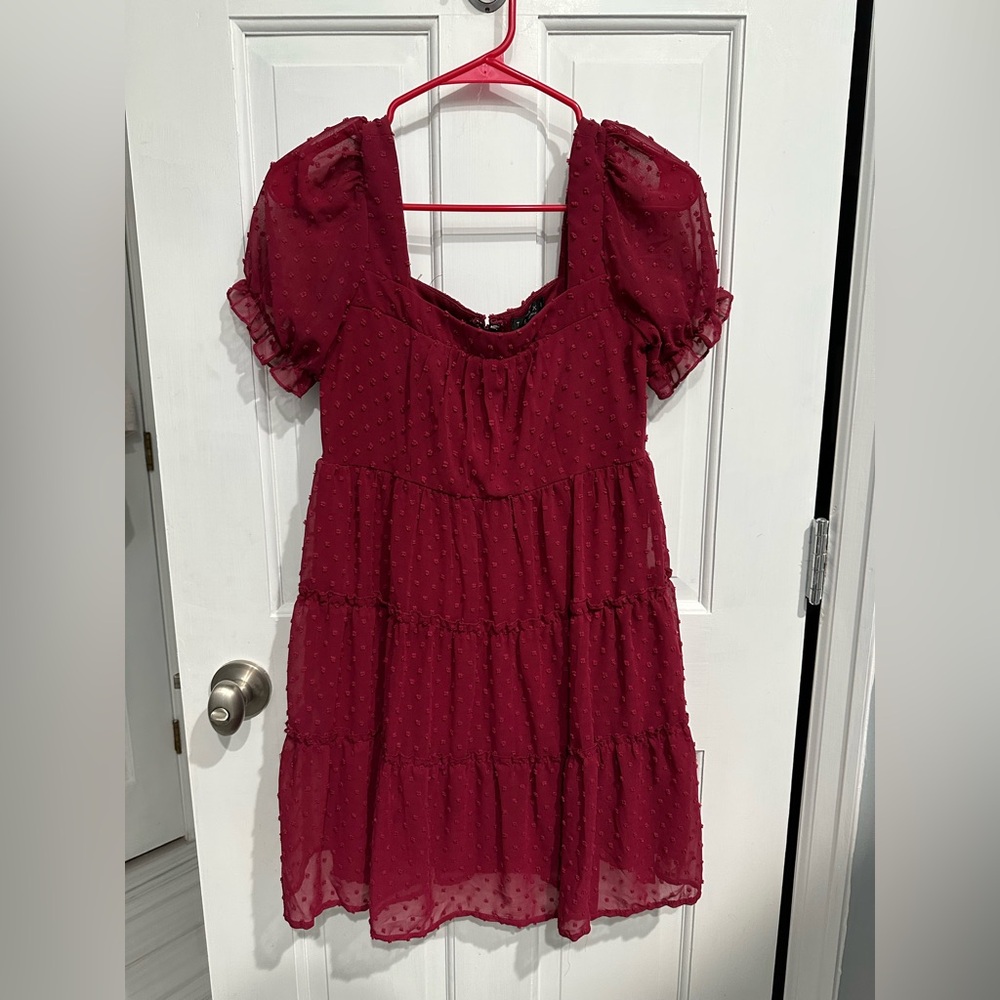 SOLD Burgundy Dress
